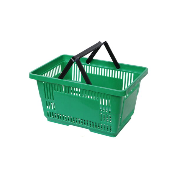 STF20001 green Supermarket Plastic Shopping Baskets Manufacturer & Supplier in China | Storefit