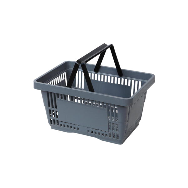 STF20001 grey Supermarket Plastic Shopping Baskets Manufacturer & Supplier in China | Storefit