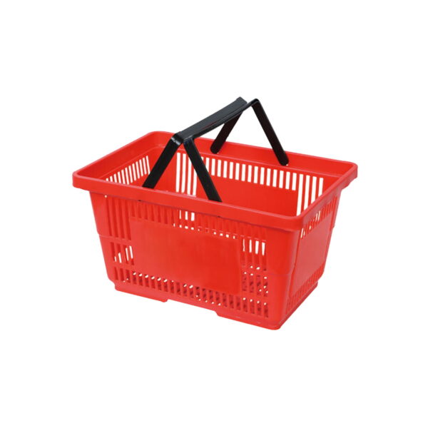 STF20001 red Supermarket Plastic Shopping Baskets Manufacturer & Supplier in China | Storefit