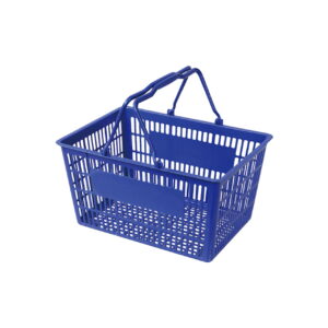 STF20004 blue Supermarket Plastic Shopping Baskets Manufacturer & Supplier in China | Storefit