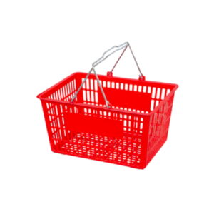 STF20008 red Supermarket Plastic Shopping Baskets Manufacturer & Supplier in China | Storefit