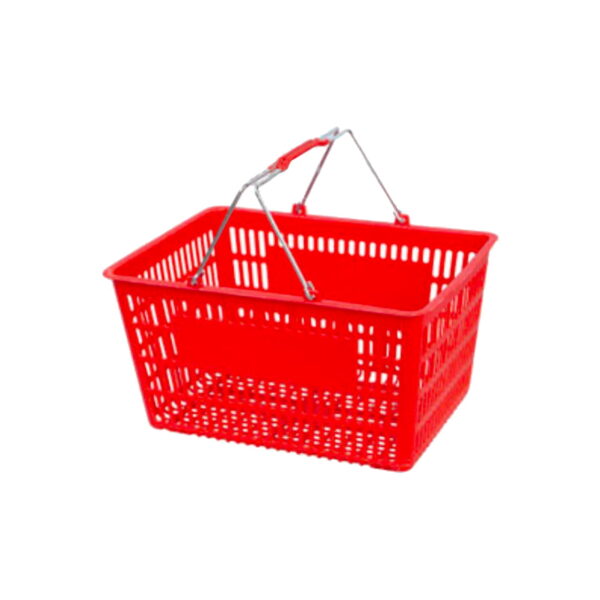 STF20011 red Supermarket Plastic Shopping Baskets Manufacturer & Supplier in China | Storefit