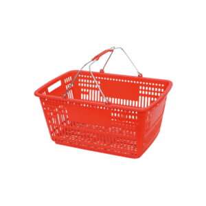 STF20013 red Supermarket Plastic Shopping Baskets Manufacturer & Supplier in China | Storefit