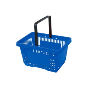 STF20016 blue Supermarket Plastic Shopping Baskets Manufacturer & Supplier in China | Storefit