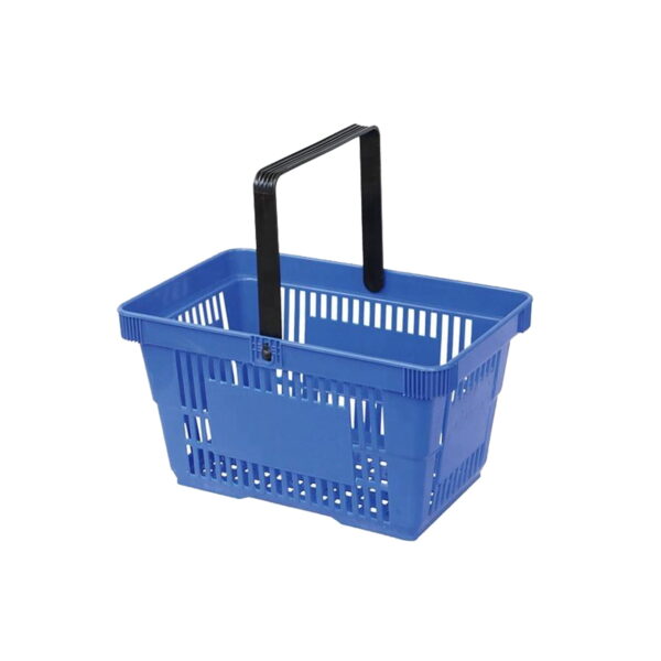 STF20017 blue Supermarket Plastic Shopping Baskets Manufacturer & Supplier in China | Storefit