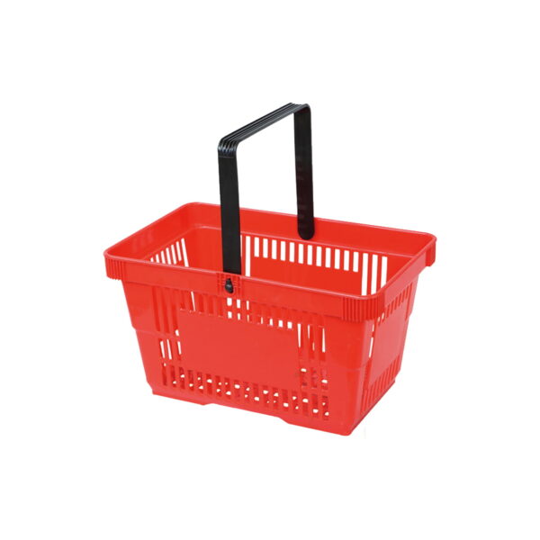 STF20017 red Supermarket Plastic Shopping Baskets Manufacturer & Supplier in China | Storefit