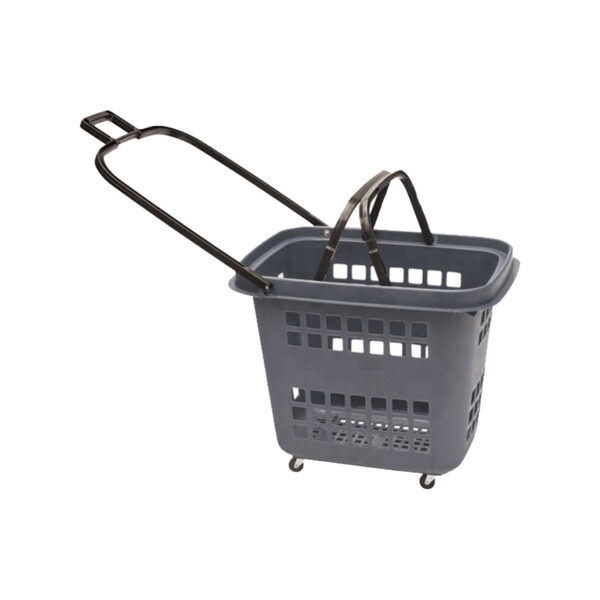 STF20033-grey Supermarket Rolling Shopping Baskets Manufacturer & Supplier in China | Storefit