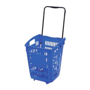 STF20036 blue Supermarket Rolling Shopping Baskets Manufacturer & Supplier in China | Storefit
